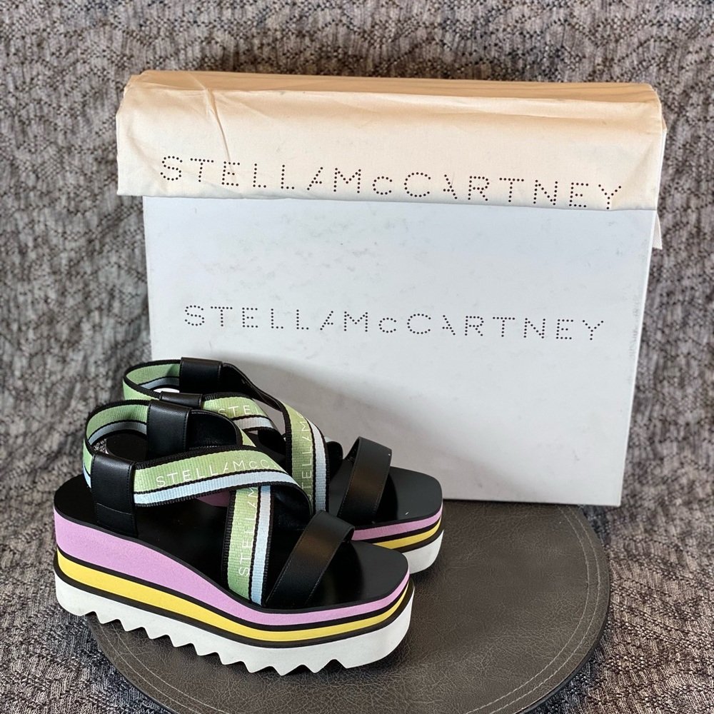 Stella McCartney Sneakelyse Sandal Platform size 37.5
